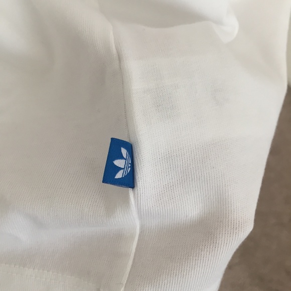 Adidas Originals Big Trefoil Tee White Black - Picture 3 of 5